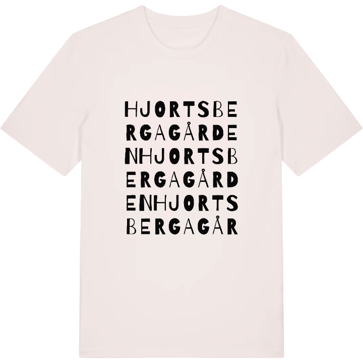 Hjortsbergagården ordlek t-shirt – t-shirt från PinShirt