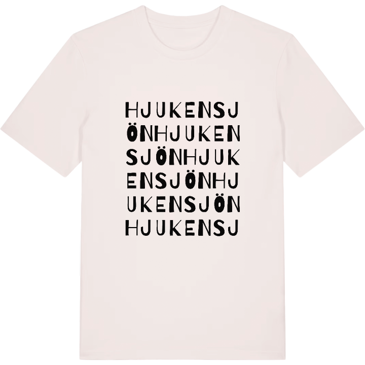 Hjukensjön ordlek t-shirt – t-shirt från PinShirt