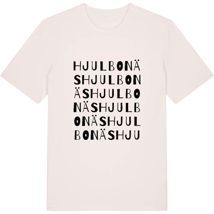 Hjulbonäs ordlek t-shirt – t-shirt från PinShirt