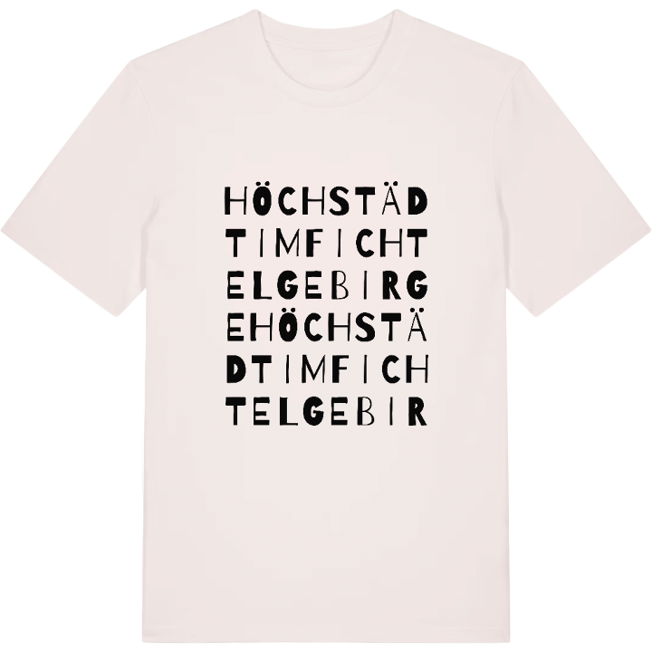 Höchstädt im Fichtelgebirge ordlek t-shirt – t-shirt från PinShirt