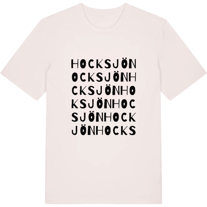 Hocksjön ordlek t-shirt – t-shirt från PinShirt