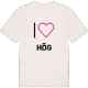 Jag älskar Hög t-shirt stort tryck