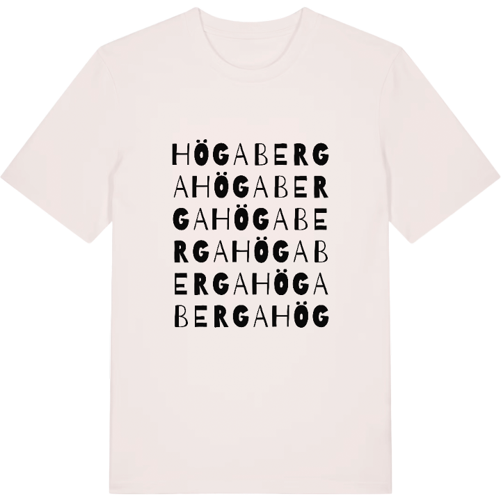 Högaberga ordlek t-shirt – t-shirt från PinShirt