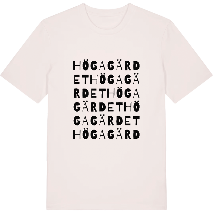 Högagärdet ordlek t-shirt – t-shirt från PinShirt
