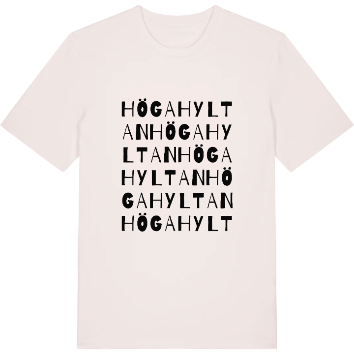 Högahyltan ordlek t-shirt – t-shirt från PinShirt