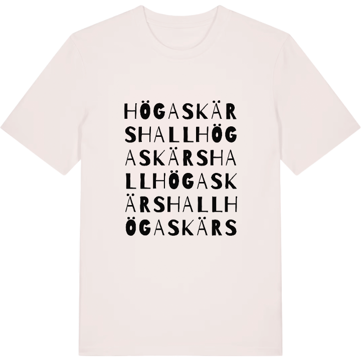 Högaskärshall ordlek t-shirt – t-shirt från PinShirt