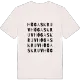 Högaskruv ordlek t-shirt