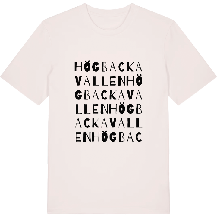 Högbackavallen ordlek t-shirt – t-shirt från PinShirt