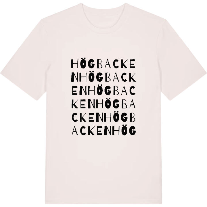 Högbacken ordlek t-shirt – t-shirt från PinShirt