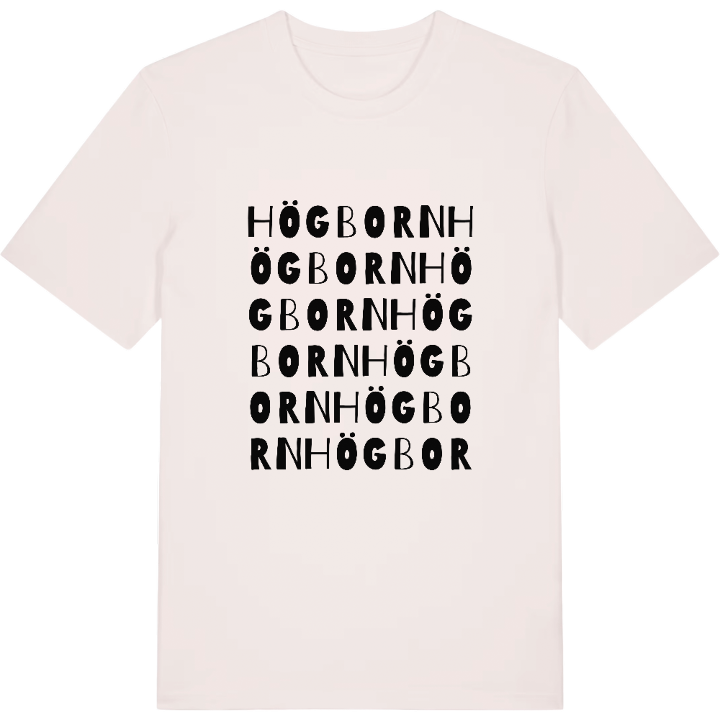 Högborn ordlek t-shirt – t-shirt från PinShirt