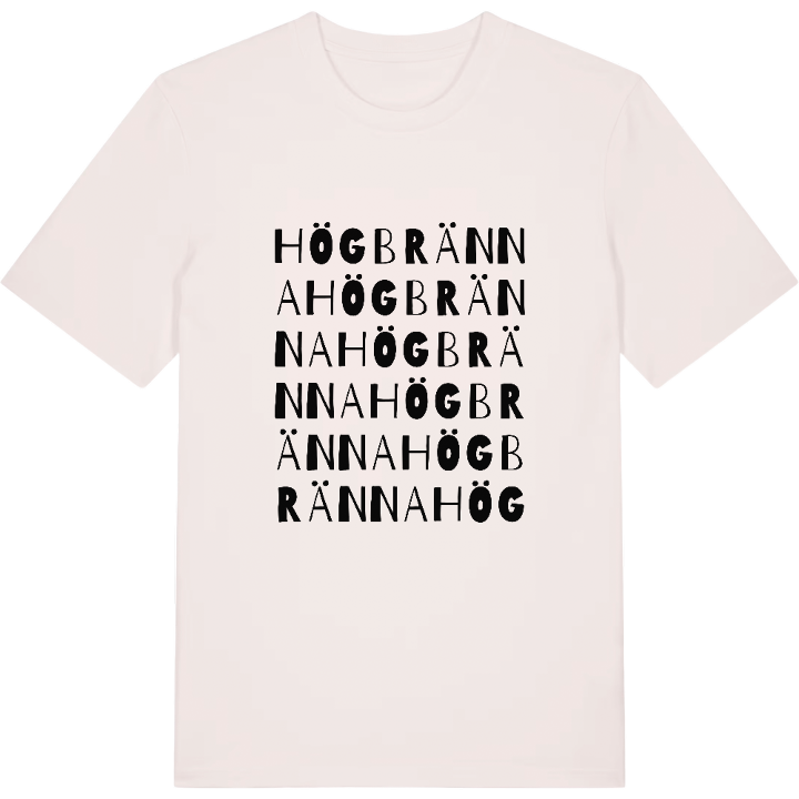 Högbränna ordlek t-shirt – t-shirt från PinShirt