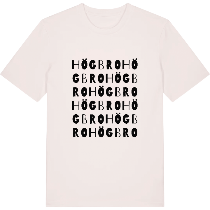 Högbro ordlek t-shirt – t-shirt från PinShirt