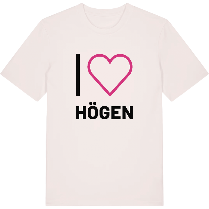 Jag älskar Högen t-shirt stort tryck – t-shirt från PinShirt
