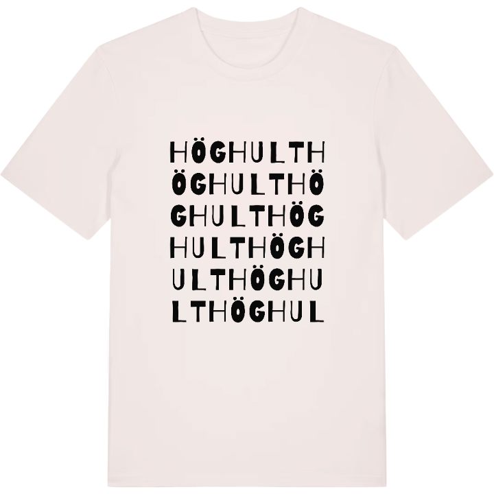 Höghult ordlek t-shirt – t-shirt från PinShirt