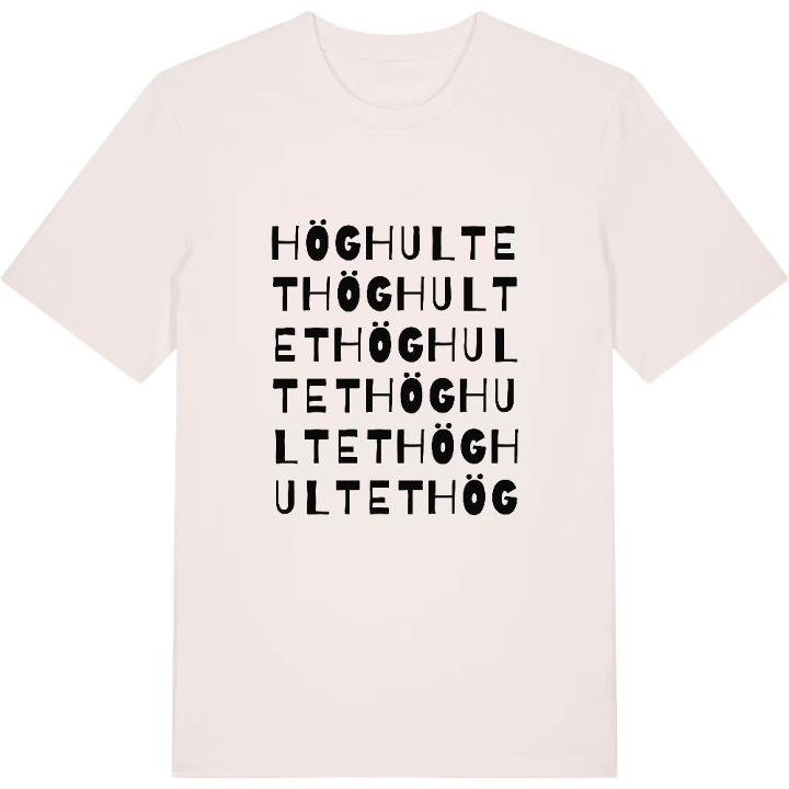 Höghultet ordlek t-shirt – t-shirt från PinShirt