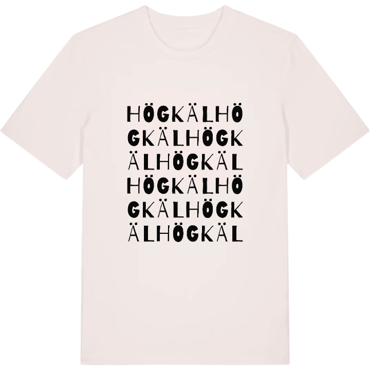 Högkäl ordlek t-shirt – t-shirt från PinShirt