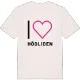 Jag älskar Högliden t-shirt stort tryck