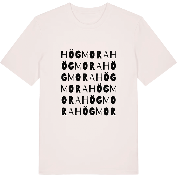 Högmora ordlek t-shirt – t-shirt från PinShirt