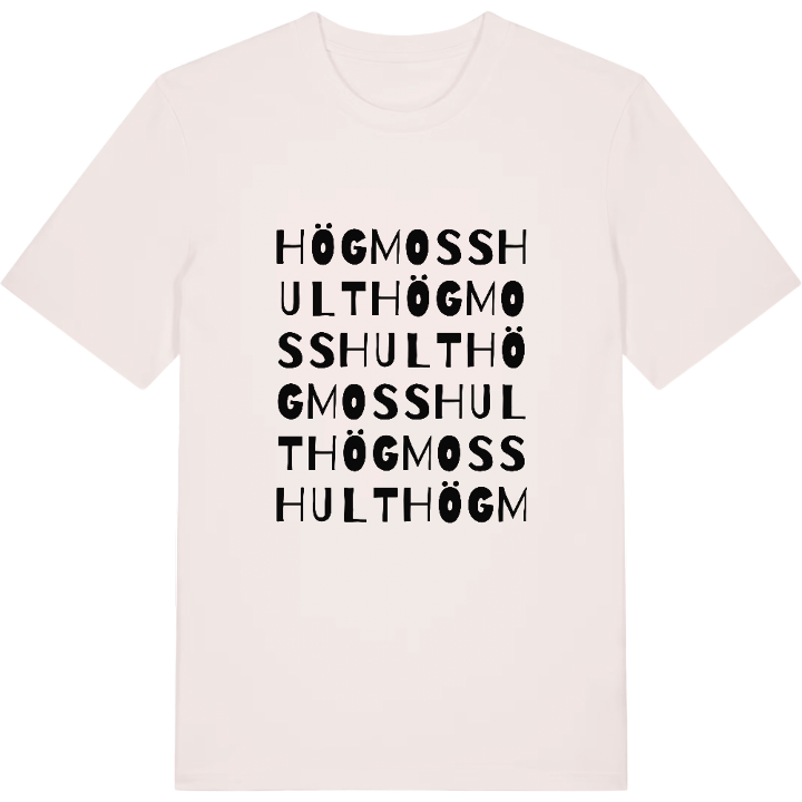 Högmosshult ordlek t-shirt – t-shirt från PinShirt