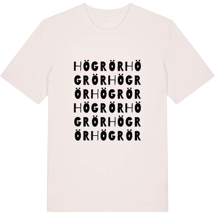 Högrör ordlek t-shirt – t-shirt från PinShirt