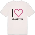 Jag älskar Högsätter t-shirt stort tryck