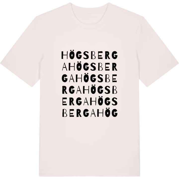 Högsberga ordlek t-shirt – t-shirt från PinShirt