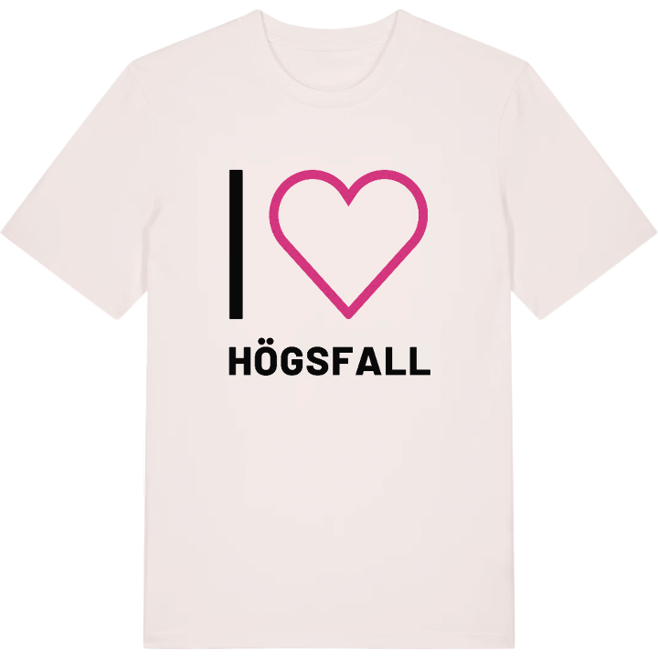 Jag älskar Högsfall t-shirt stort tryck – t-shirt från PinShirt