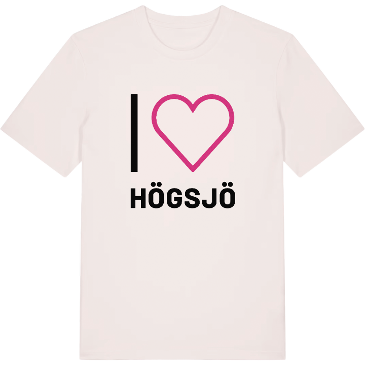 Jag älskar Högsjö t-shirt stort tryck – t-shirt från PinShirt