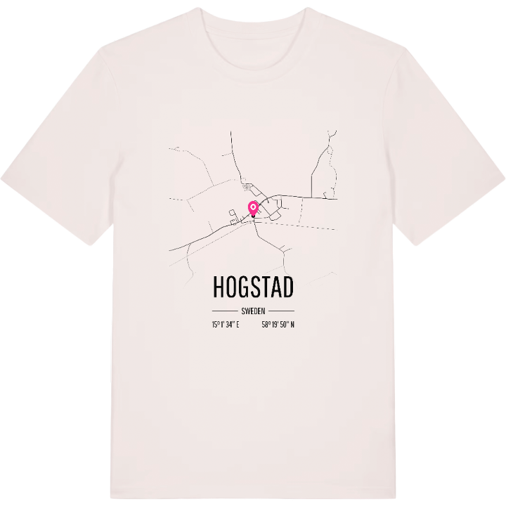 Hogstad karta t-shirt – t-shirt från PinShirt