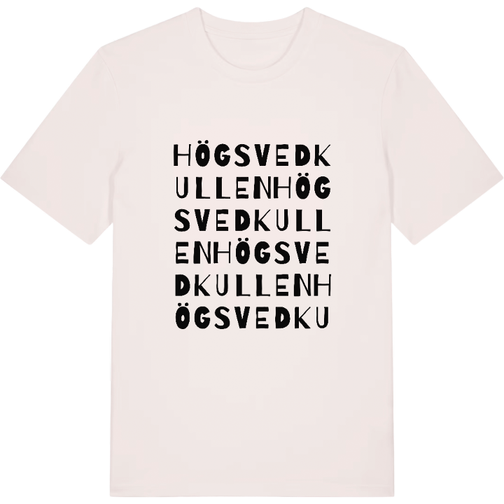 Högsvedkullen ordlek t-shirt – t-shirt från PinShirt