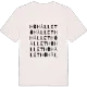 Höhållet ordlek t-shirt