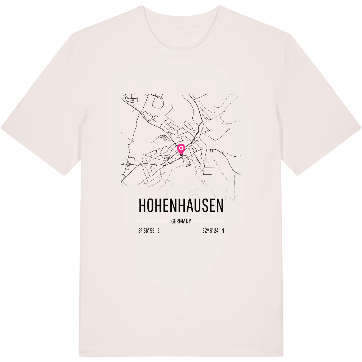 Hohenhausen karta t-shirt – t-shirt från PinShirt