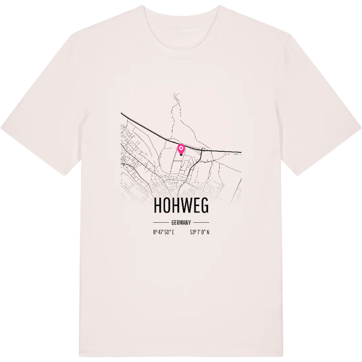Hohweg karta t-shirt – t-shirt från PinShirt