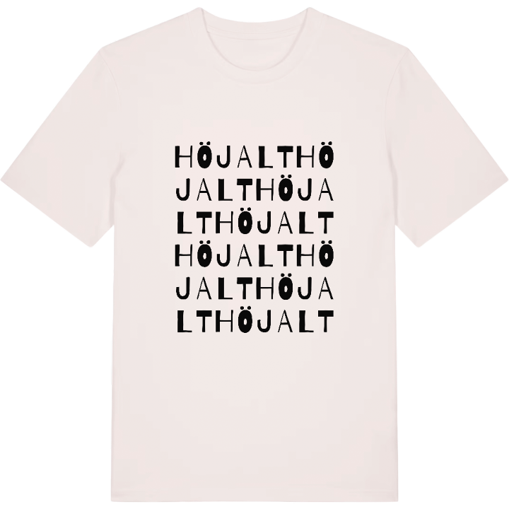 Höjalt ordlek t-shirt – t-shirt från PinShirt