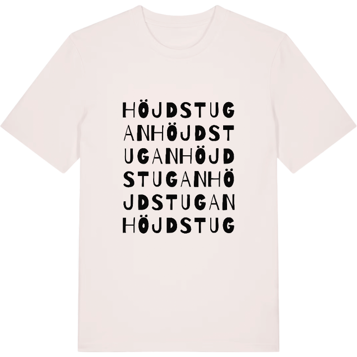 Höjdstugan ordlek t-shirt – t-shirt från PinShirt