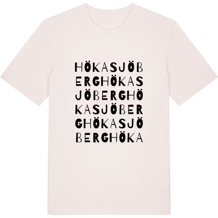 Hökasjöberg ordlek t-shirt – t-shirt från PinShirt