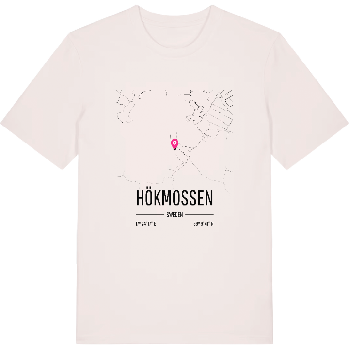 Hökmossen karta t-shirt – t-shirt från PinShirt
