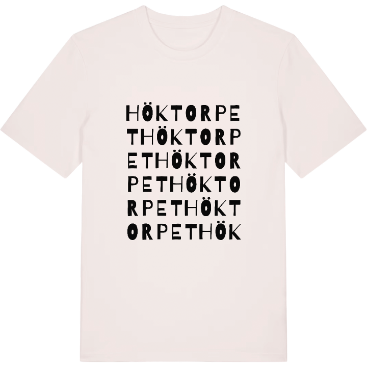 Höktorpet ordlek t-shirt – t-shirt från PinShirt