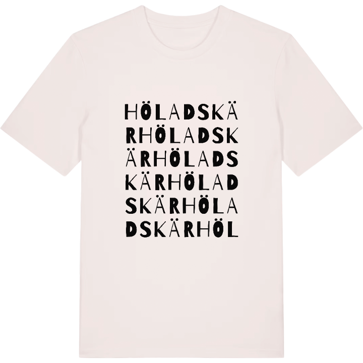 Höladskär ordlek t-shirt – t-shirt från PinShirt