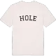 Hole böjd t-shirt