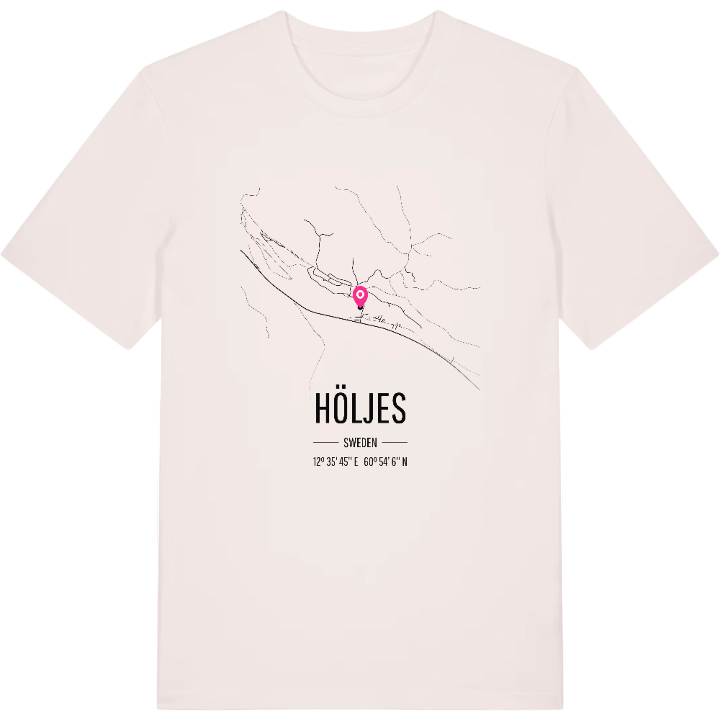 Höljes karta t-shirt – t-shirt från PinShirt