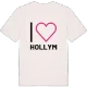 Jag älskar Hollym t-shirt stort tryck