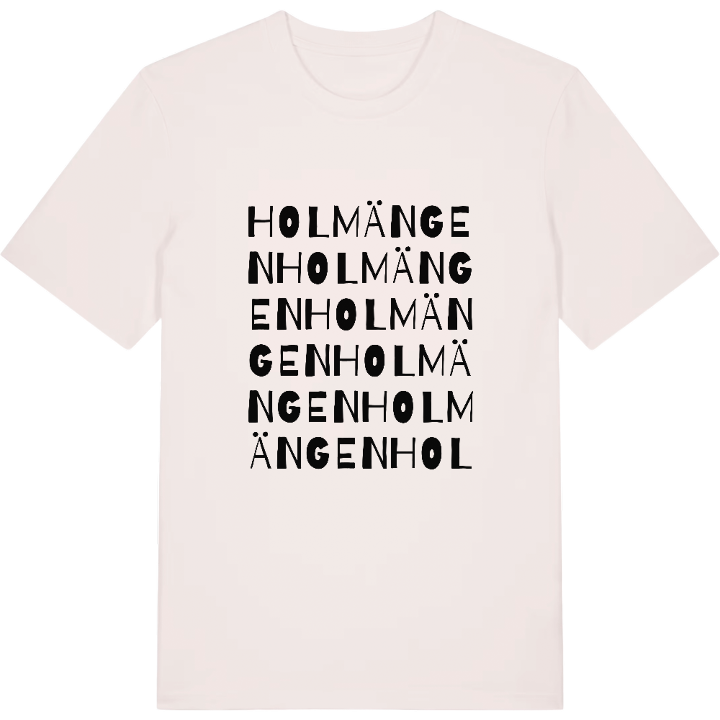 Holmängen ordlek t-shirt – t-shirt från PinShirt