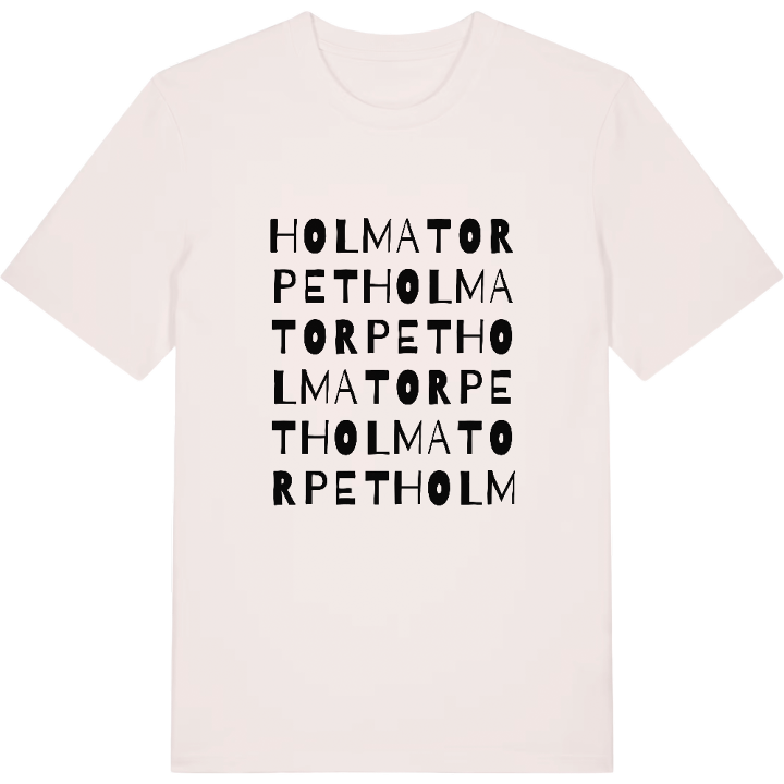 Holmatorpet ordlek t-shirt – t-shirt från PinShirt