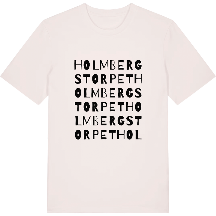 Holmbergstorpet ordlek t-shirt – t-shirt från PinShirt