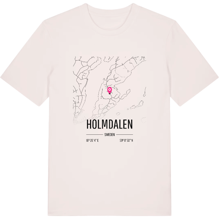 Holmdalen karta t-shirt – t-shirt från PinShirt