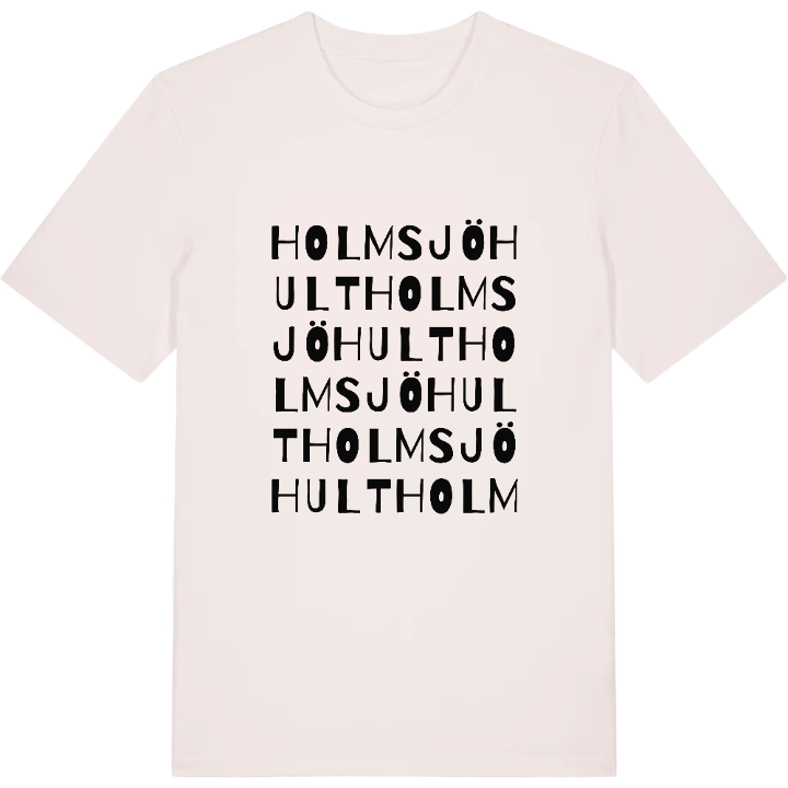 Holmsjöhult ordlek t-shirt – t-shirt från PinShirt