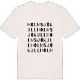 Holmsjökull ordlek t-shirt