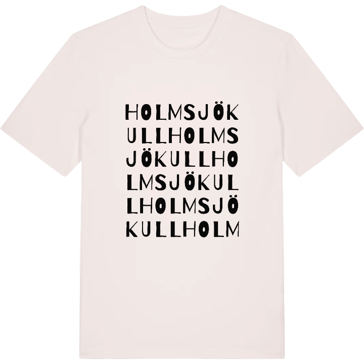 Holmsjökull ordlek t-shirt – t-shirt från PinShirt