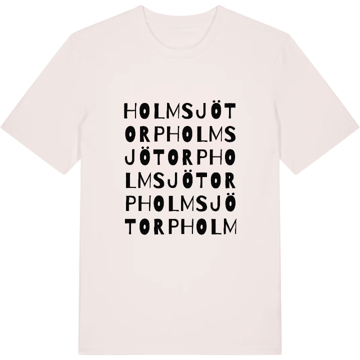 Holmsjötorp ordlek t-shirt – t-shirt från PinShirt